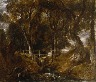 The valley at Helmingham Park - John Constable — artwork view