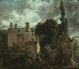 The Grove or the House of the Amiraux in Hampstead - John Constable — artwork view
