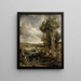 The Dedham Valley - John Constable — framed artwork on a wall