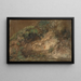 Forest Understory - John Constable — framed artwork on a wall