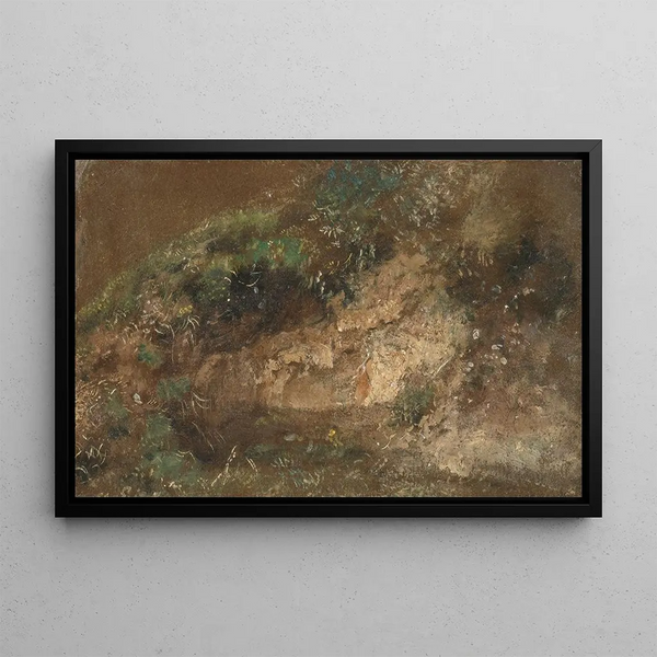 Forest Understory - John Constable — framed artwork on a wall