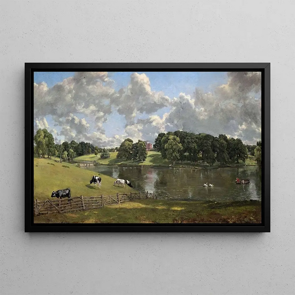 Wivenhoe Park, Essex - John Constable — framed artwork on a wall