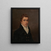 Portrait of a Gentleman - John Cox Dillman Engleheart — framed artwork on a wall