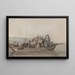 A boat loading - John Crome — framed artwork on a wall