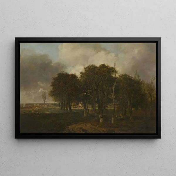 Hautbois Common, Norfolk - John Crome — framed artwork on a wall