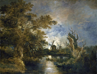 Moonlight on the Yare - John Crome — artwork view