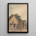La forge de Hingham - John Crome — framed artwork on a wall