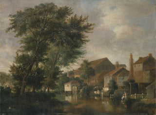 The Wensum River in Norwich - John Crome — artwork view