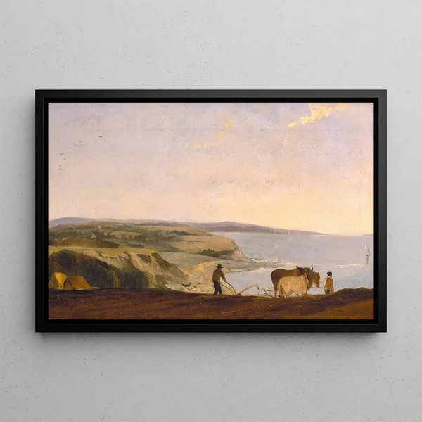 View near Weymouth - John Crome — framed artwork on a wall