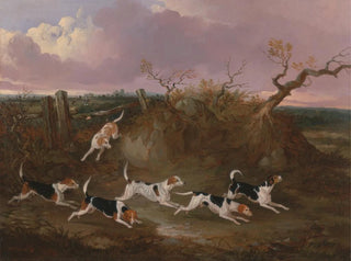 Beagles en pleine chasse - John Dalby — artwork view