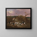 Beagles en pleine chasse - John Dalby — framed artwork on a wall
