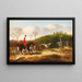 Vue Halloo - John Dalby — framed artwork on a wall
