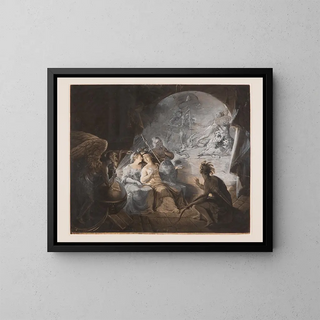 The Tea Storm and the Oracle - John Dixon — framed artwork on a wall