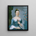 Susannah ou Mary Bontecou - John Durand — framed artwork on a wall