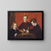 Les jeunes microscopistes - John Edgar Williams — framed artwork on a wall