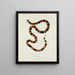 Safran Elaps - John Edwards Holbrook — framed artwork on a wall