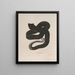 Heterodon niger - John Edwards Holbrook — framed artwork on a wall