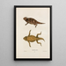 Phrynosome couronné - John Edwards Holbrook — framed artwork on a wall