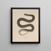 Tropidonotus disposé - John Edwards Holbrook — framed artwork on a wall