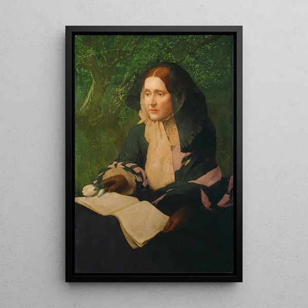 Julia Ward Howe - John Elliott — framed artwork on a wall
