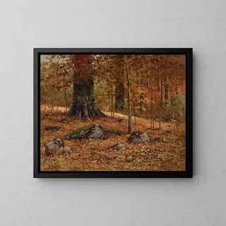 Monarchial Beech Painting - John Elwood Bundy — framed artwork on a wall