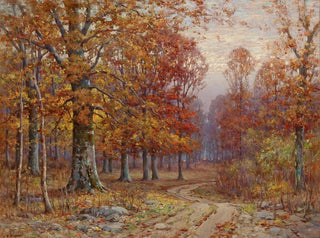 Interior Wood Painting - John Elwood Bundy — artwork view