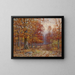 Interior Wood Painting - John Elwood Bundy — framed artwork on a wall