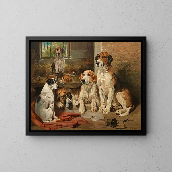 A well-deserved rest - John Emms — framed artwork on a wall