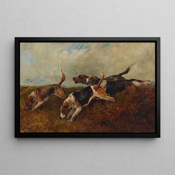 On the track - John Emms — framed artwork on a wall