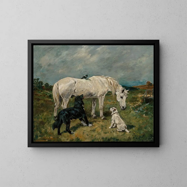 Out of Reach - John Emms — framed artwork on a wall