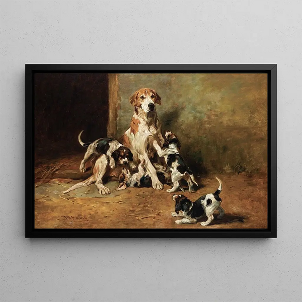 Children's Games - John Emms — framed artwork on a wall