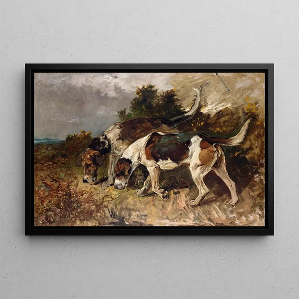 Les Tufters - John Emms — framed artwork on a wall