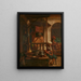 An Afternoon at the Bazaar - John Evan Hodgson — framed artwork on a wall