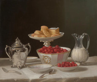dessert still life - John F.. Francis — artwork view