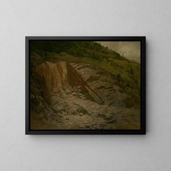 A career abandoned - John Ferguson Weir — framed artwork on a wall