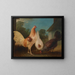 chickens in a farmyard - John Ferneley | Painting — framed artwork on a wall