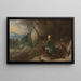John Henry Bucklitch, Gardien de Lord Kintore, Traquant le Chevreuil à Keith Hall - John Ferneley — framed artwork on a wall