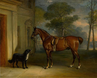Dehors Allington Hall - John Ferneley Jr — artwork view