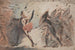 Apollon painting preceding Hector with his aegis and dispersing the Greeks, Fuseli's lectures - John Flaxman — artwork view