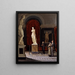Interior of the Louvre - John Forssell — framed artwork on a wall