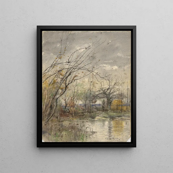 Landscape Painting - John Francis Murphy — framed artwork on a wall