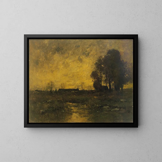 Terres négligées - John Francis Murphy — framed artwork on a wall
