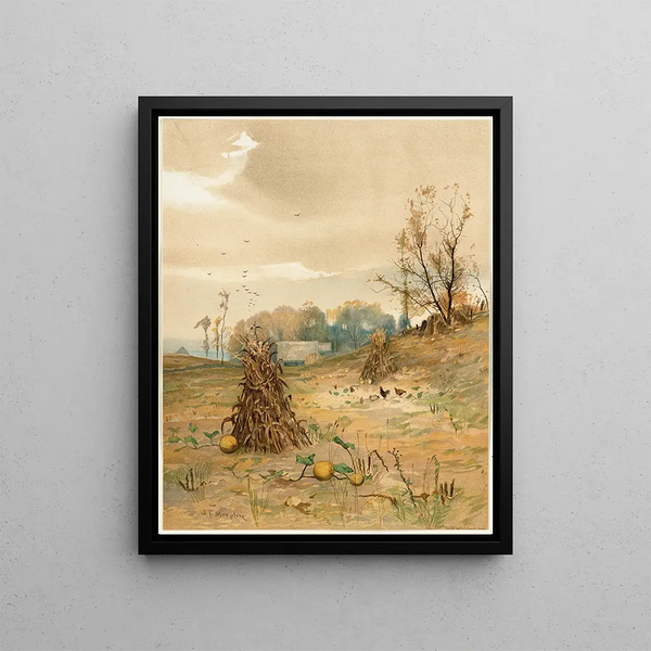October Painting - John Francis Murphy — framed artwork on a wall