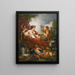 Allegory of Peace - John Francis Rigaud — framed artwork on a wall