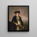 Captain Charles Morice Pole - John Francis Rigaud — framed artwork on a wall
