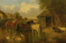 A farmyard - John Frederick Herring Jr. — artwork view