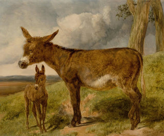 Donkeys - John Frederick Herring the Elder — artwork view