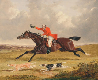 The fox hunt encouraging the dogs - John Frederick Herring the Elder — artwork view