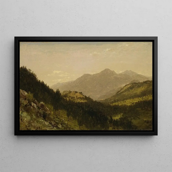 Parc de Bergen Colorado - John Frederick Kensett — framed artwork on a wall