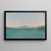 Lac George, étude libre - John Frederick Kensett — framed artwork on a wall